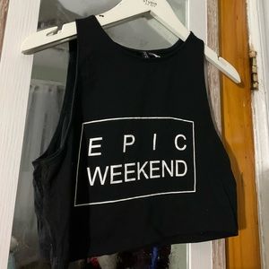 Hm crop top epic weekend